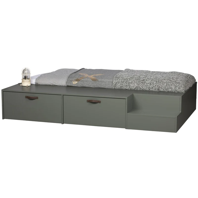 Stage letto + cassetti 80x200 cm pino sapone ex doghe