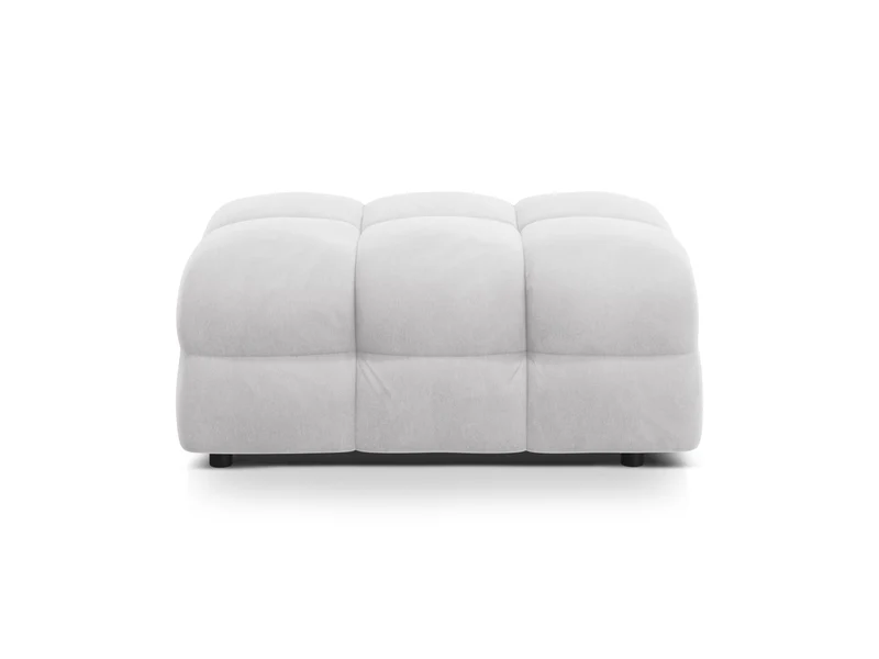 Pouf in velluto, "Kendal", 1 Posto, 104x72x45