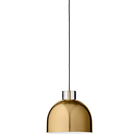 Lampada rotonda LUCEO - Oro/Trasparente - AYTM - Ø28xA25,5 CM