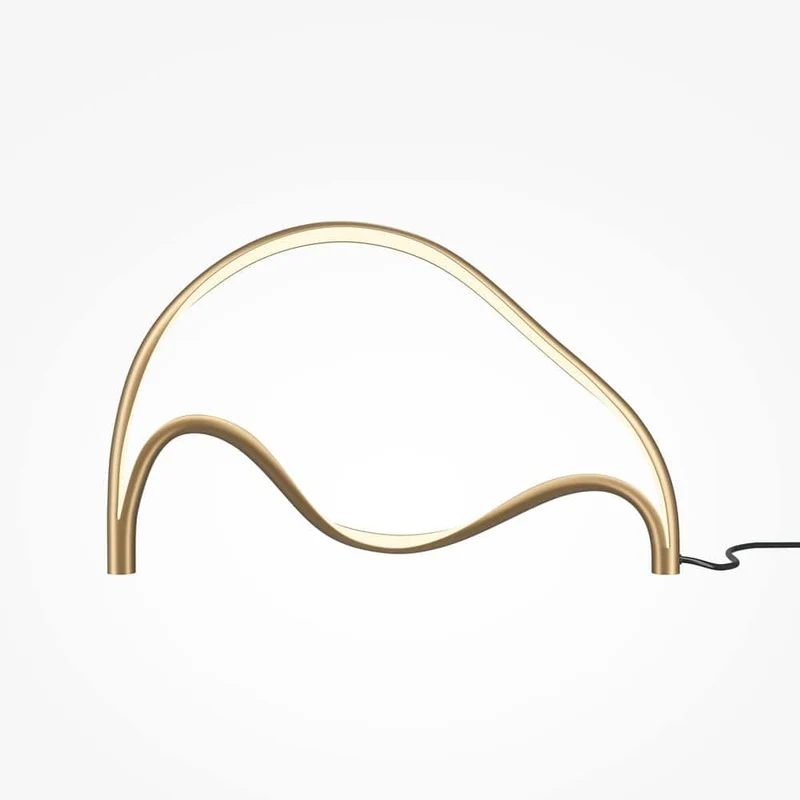 Lampada da tavolo Led PLONS ottone