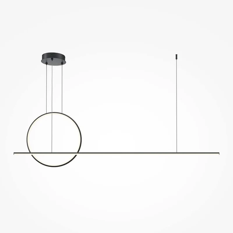 Lampada a sospensione HALO Led Maytoni - Nero