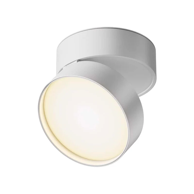 Faretto orientabile ONDA LED Maytoni 3.000K, 19W, bianco