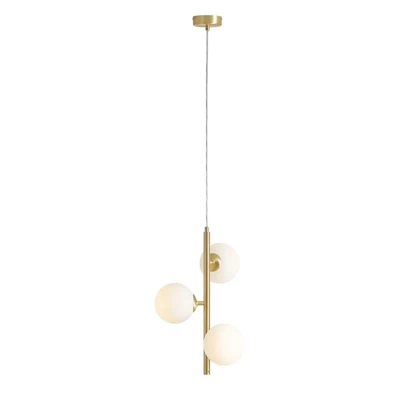 Lampada a sospensione FIN 3 BRASS S ottone Aldex