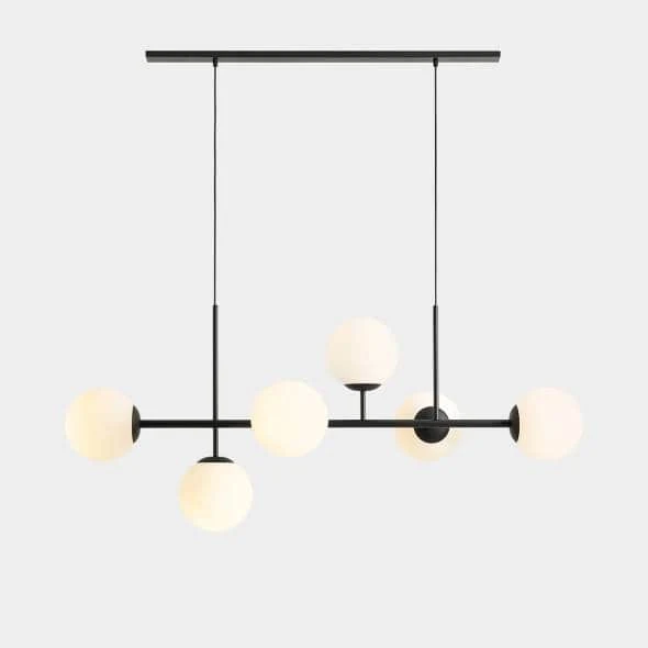 Lampada a sospensione FIN 6 BLACK