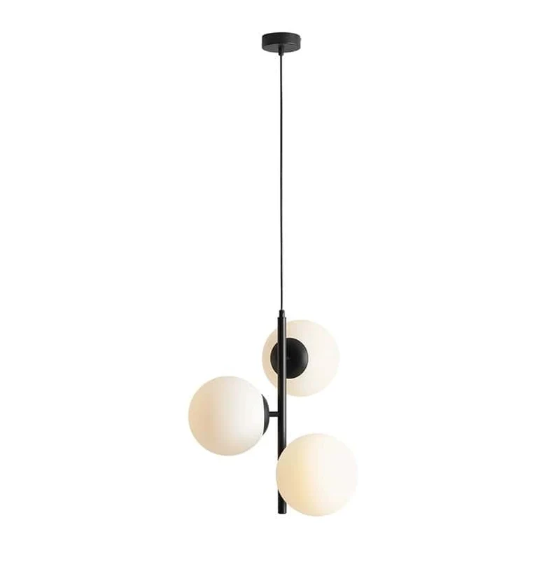 Lampada a sospensione FIN 3 Nero M Aldex