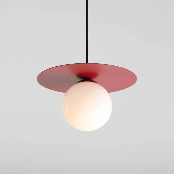 Lampada a sospensione LOOP RED WINE S