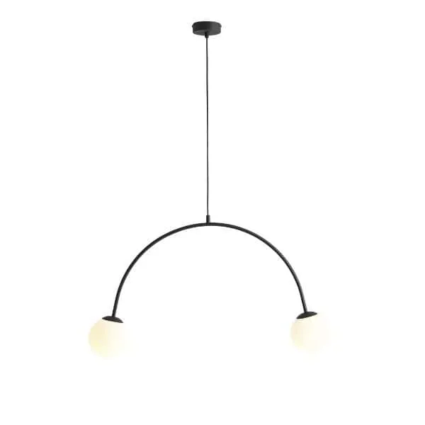 Lampada a sospensione LEA 2 a forma di arco