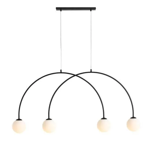 Lampada a sospensione LEA 4 S a forma di arco