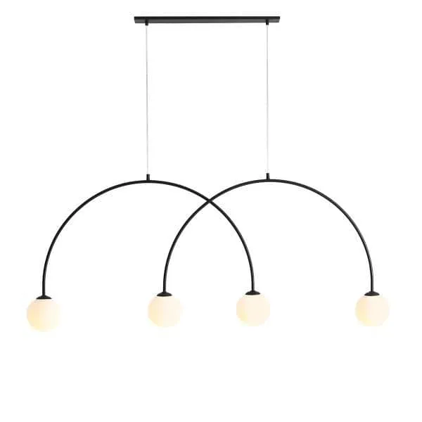 Lampada a sospensione LEA 4 L a forma di arco
