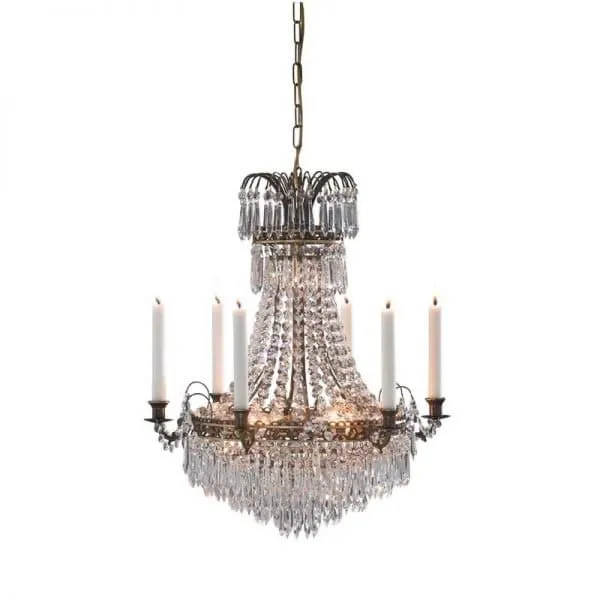 Lampadario LÄCKÖ Crown 7L Ø 54cm