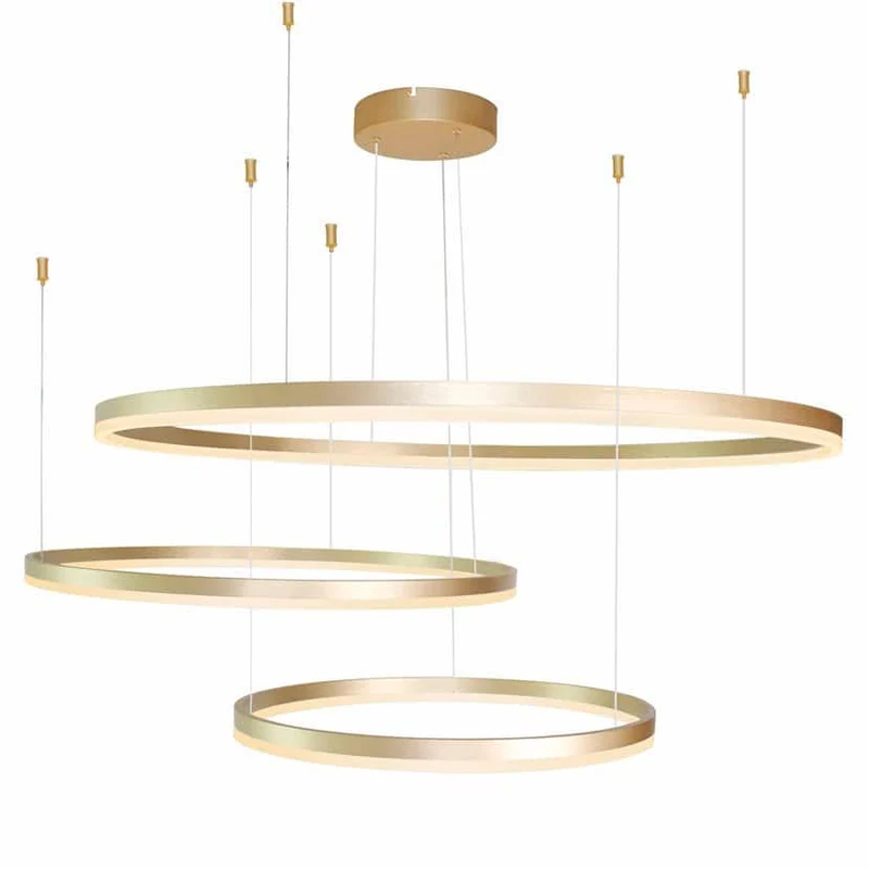 Lampada a sospensione LED HALO Pendant 100+80+60 Gold