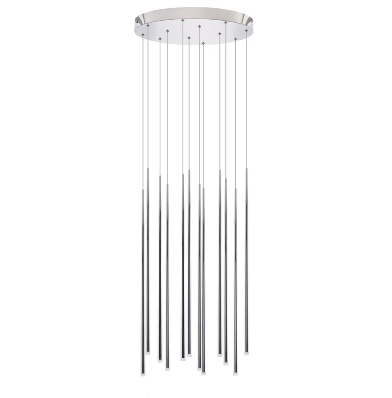 Lampada a sospensione Louise 12 chrome