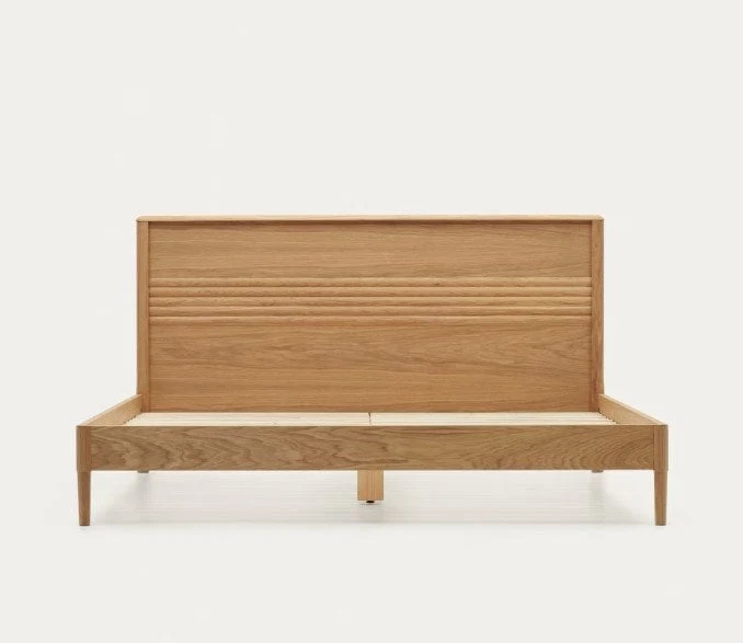 Letto Lenon in legno rovere per materasso 160 x 200 cm