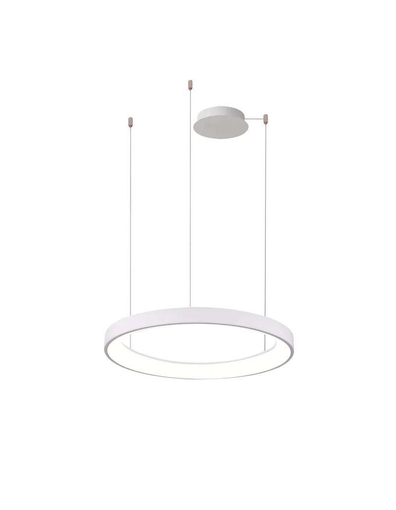 Lampadario a sospensione LED dimmerabile AGNES LED/38W/230V diametro 48 cm bianco