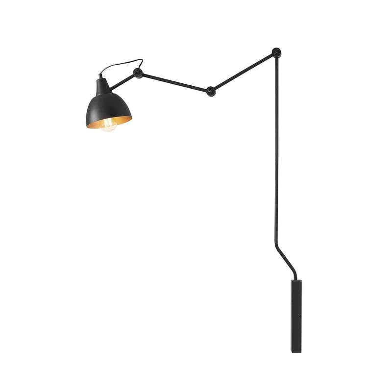 Lampada da parete AIDA black-gold - 100 x h150 cm