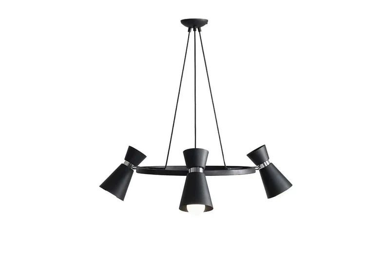 Lampada a sospensione KEDAR black III - h74 cm Ø64 cm