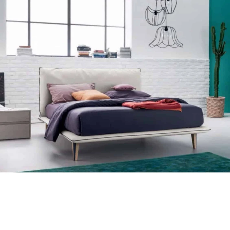 Letto EXTRA BED imbottito in tessuto by Dall'Agnese