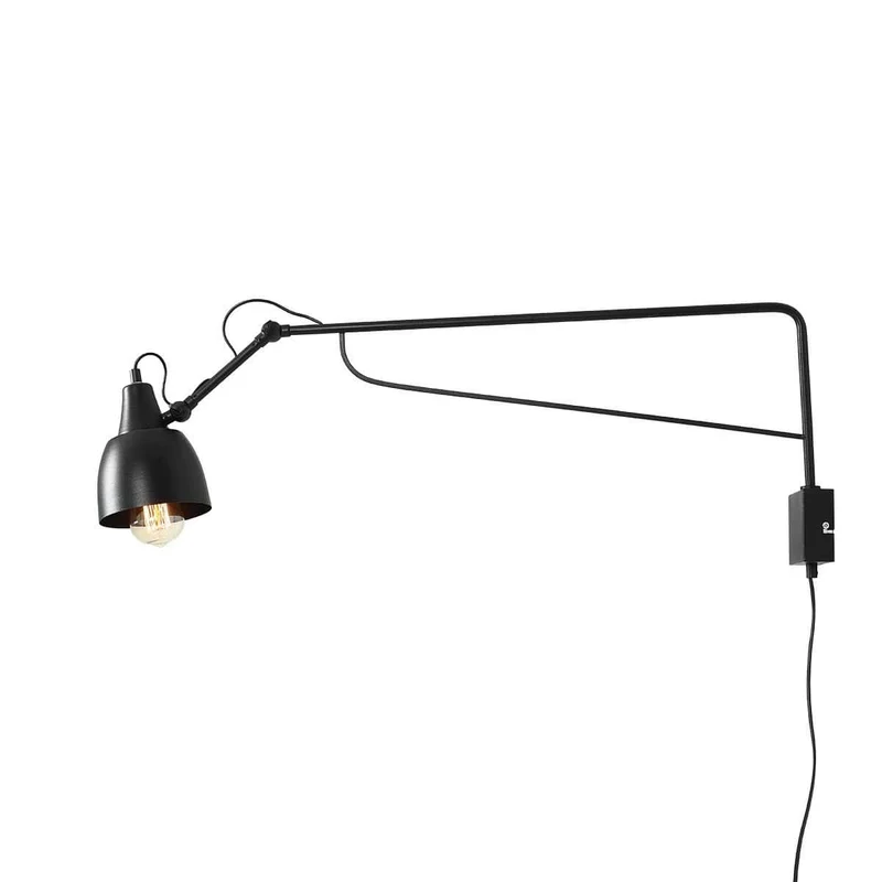Lampada da parete SOHO black - 13 x h28,5 cm