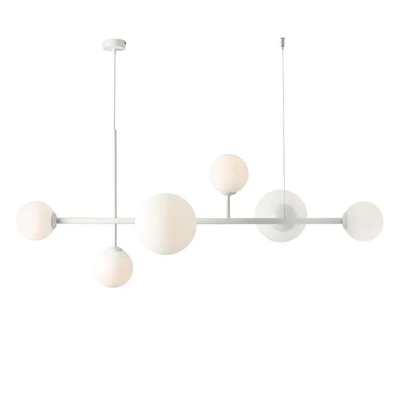 Lampada a sospensione DIONE white 6 luci - 130 x h110 cm