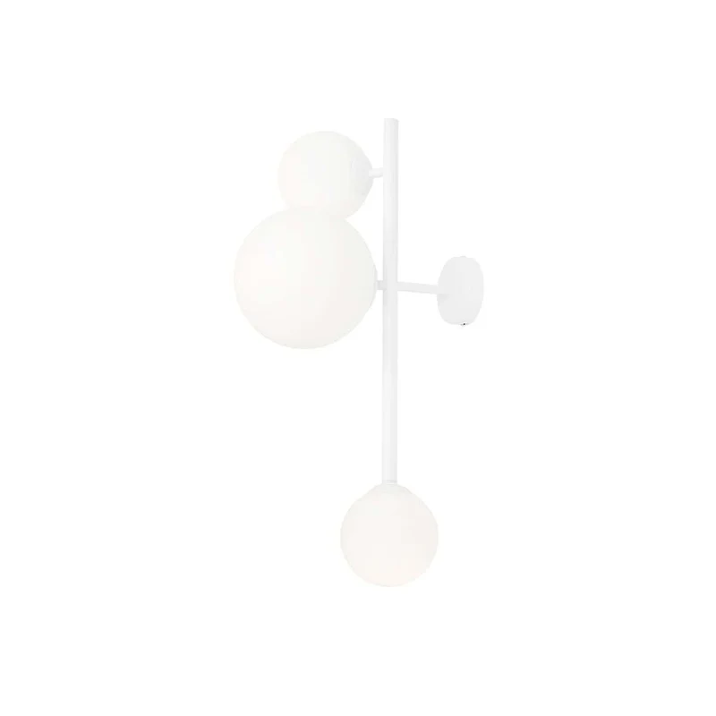 Lampada da parete BALIA white 3 luci - 25 x h67,5 cm