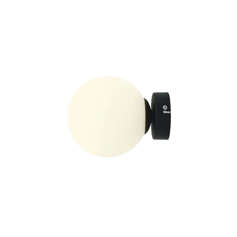 Lampada da parete BALL black S - 14 x h14 cm