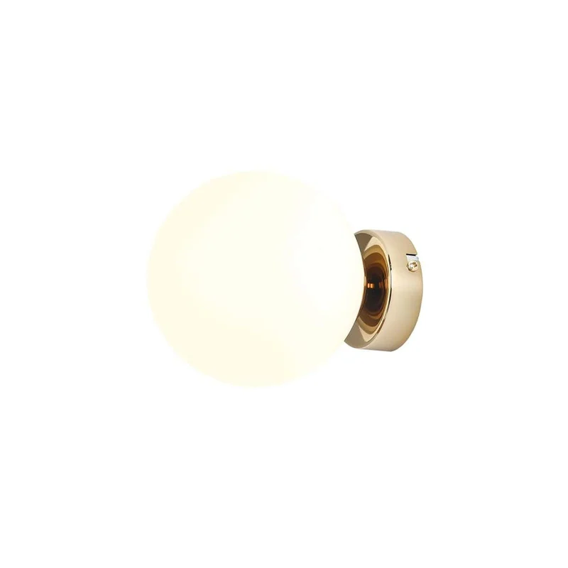Lampada da parete BALL gold S - 14 x h14 cm