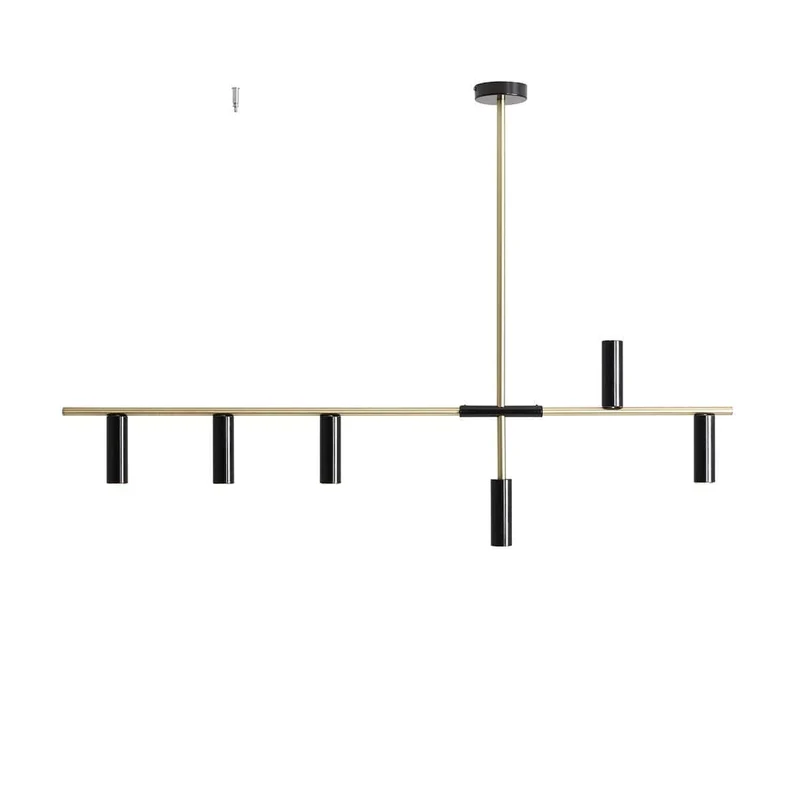 Lampada a sospensione TREVO brass VI - 126 x h86 cm