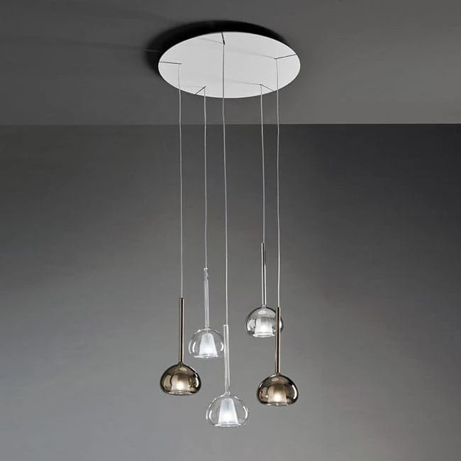 Sospensione Sforzin BEBA 5 Luci G9 H35 cm