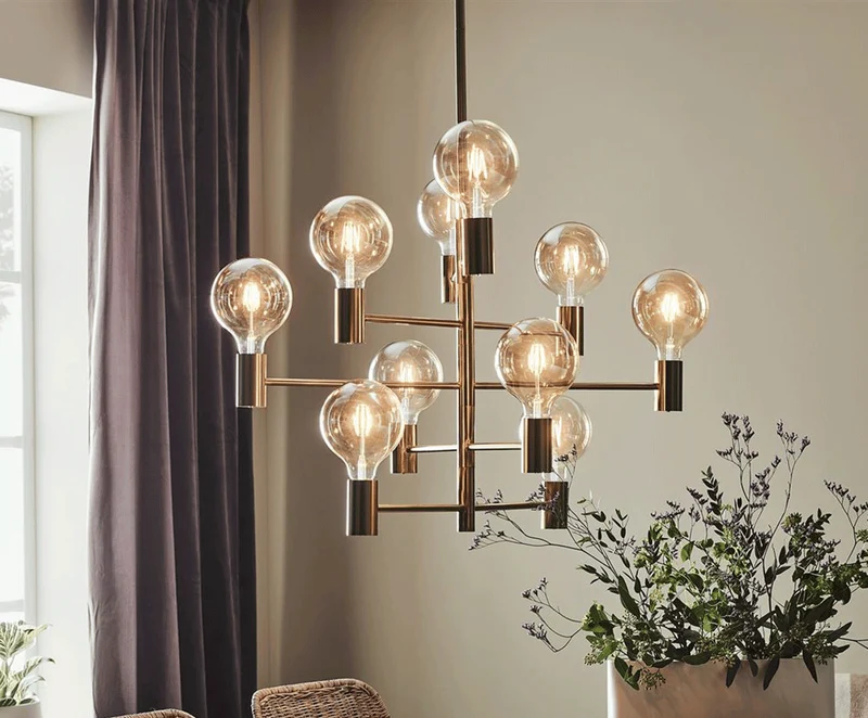 Lampada a sospensione PARIS Pendant 10 L Dark Brass