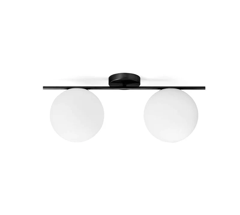 Plafoniera JUGEN BLACK 2 luci