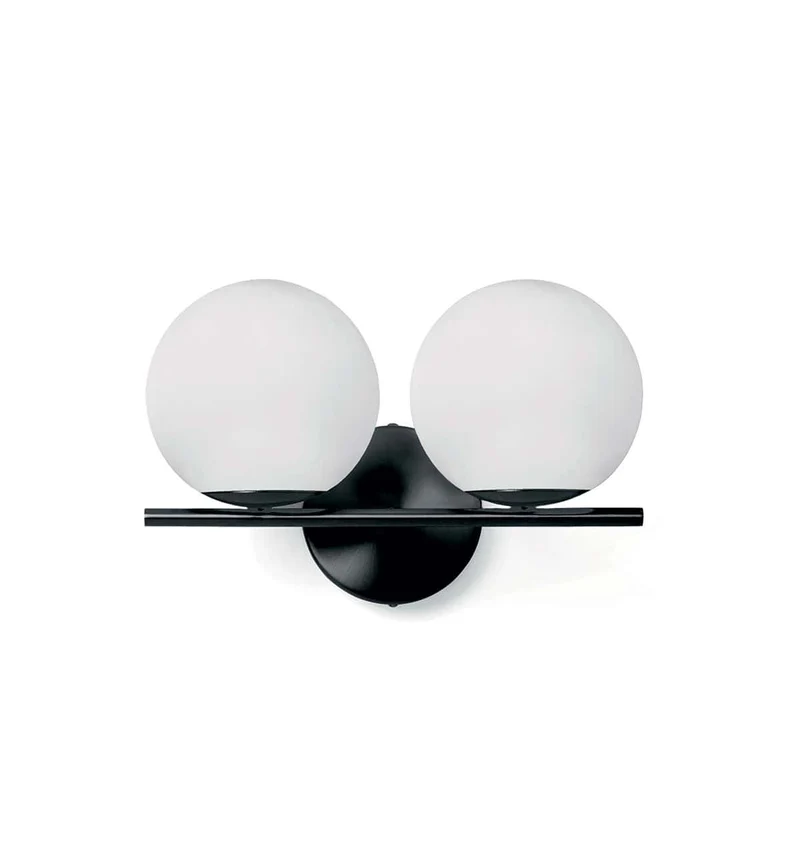 Applique JUGEN BLACK 2 luci