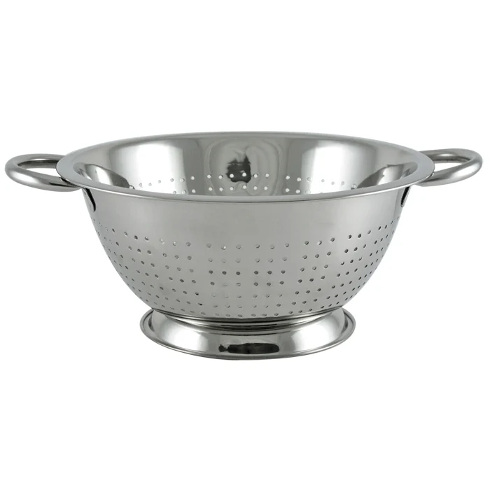 Colapasta con manici in acciaio inox 24cm