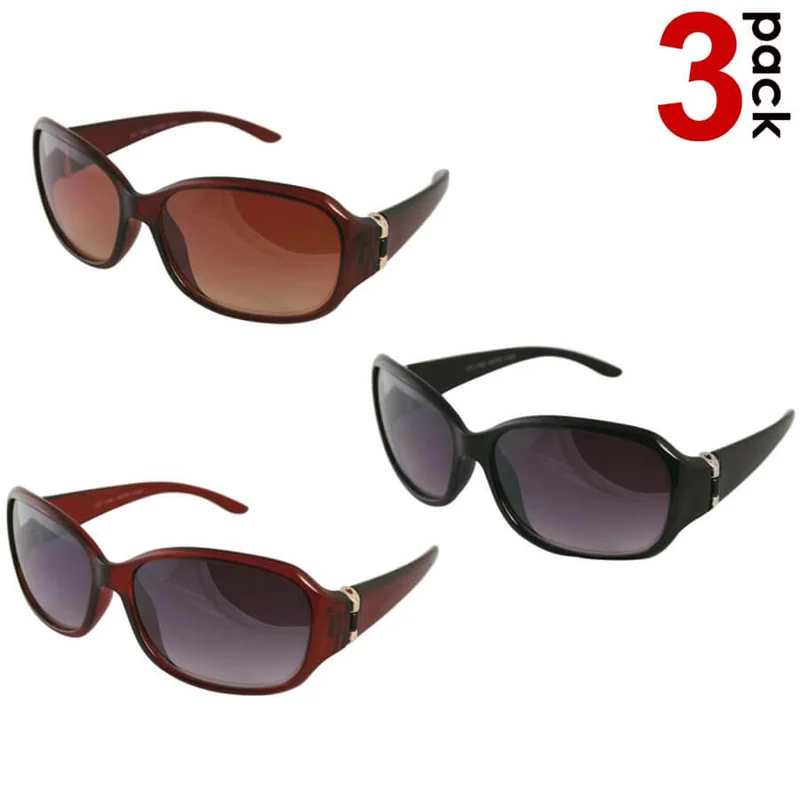 3 Occhiali da Sole ReflexxVision UV 400 Donna modello Caserta Colori Assortiti