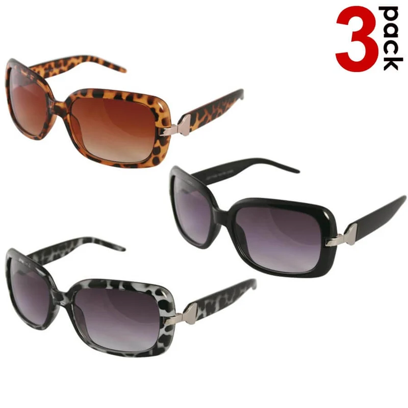 3 Occhiali da Sole ReflexxVision UV 400 Donna modello Prato Colori Assortiti