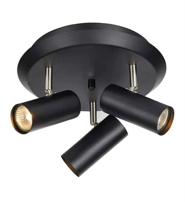 Faretti BARCELONA Round 3L Nero / Bianco / Chromo
