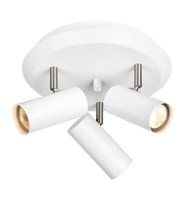 Faretti BARCELONA Round 3L Nero / Bianco / Chromo