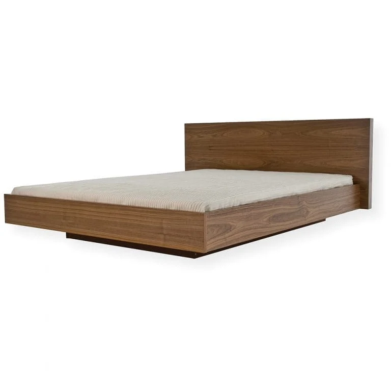 Letto Float Bed in Noce oppure Bianco Opaco By Temahome