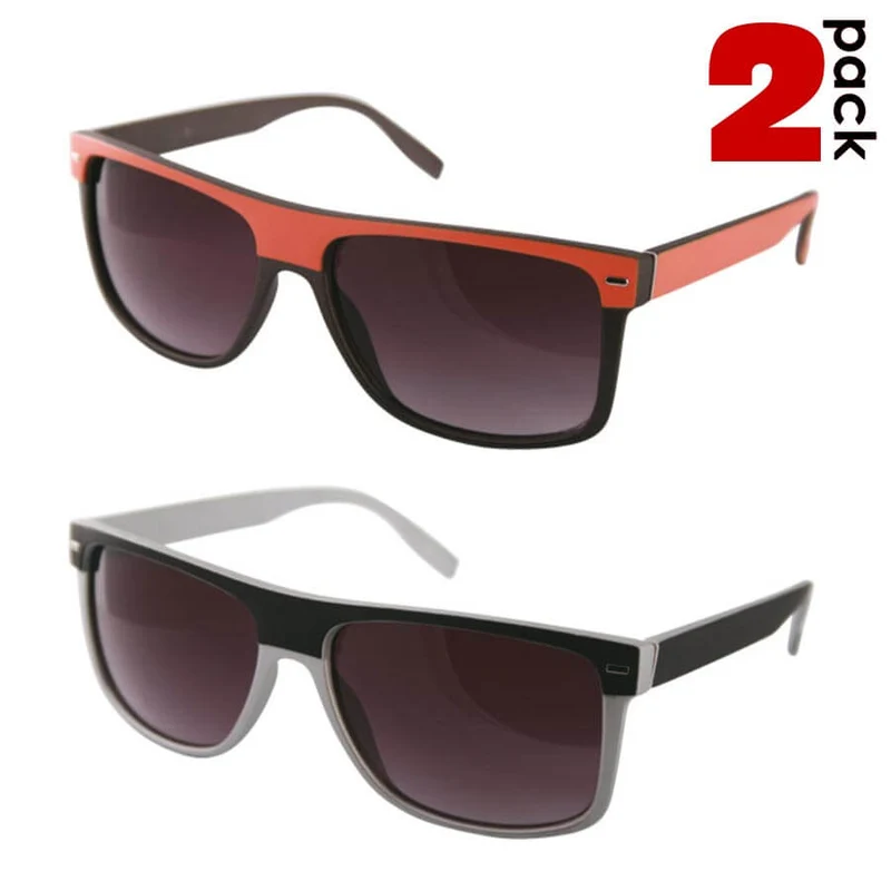 2 Occhiali da Sole ReflexxVision UV 400 Uomo modello Torino Colori Assortiti
