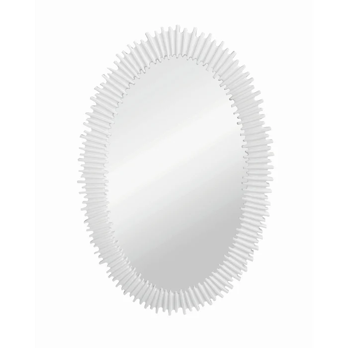 Specchio ovale con cornice