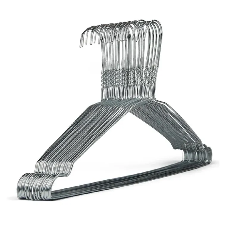 Set Grucce 60pz Appendiabiti Vestiti Resistenti in AcciaioSalvaspazio 40x20H cm