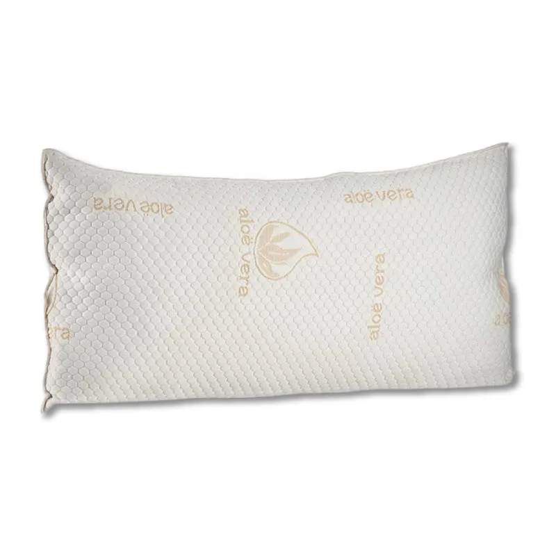 Cuscino Anatomico Anallergico Maxi Schiuma AloeVera Traspirante 90x40cm